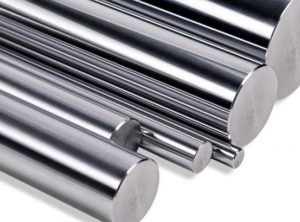 Induction hardened chromed rod